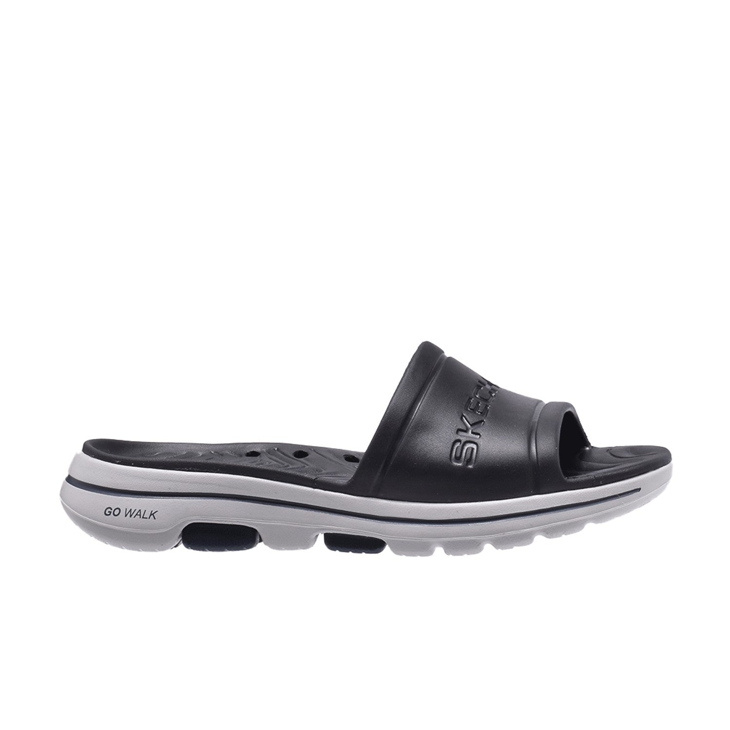 Skechers Foamies Go Walk Cruisen Slide 243021 -Black Gray Black