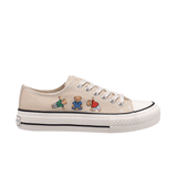 TTWN Bear Low-Top Khaki Canvas Side Three Bears Platform Shoes