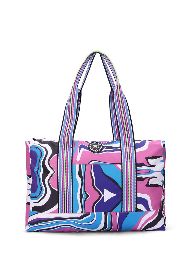 Cubs Vibes Of Purple Double Face Tote Bag
