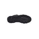 Jeep Mid Top Lace up Chunky Combat Suede Boot-P224M06068- Black