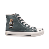 TTWN Bear High-Top Green Canvas Bear Shoes