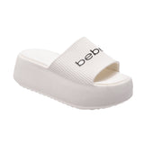 bebe Ploffy Women Slide-23162-White