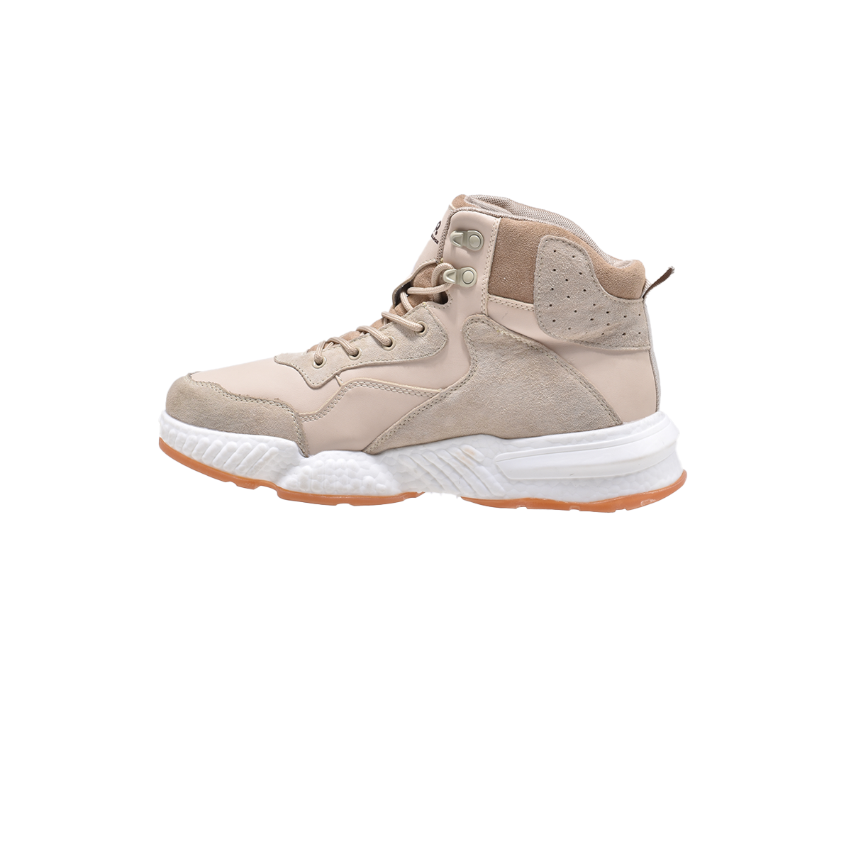 Jeep Ankle Lace up Combat Chunky Suede Boot-J031591213-Beige