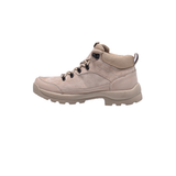 Jeep Mid Top Lace Combat Padded Suede Boot-P131291239-Beige