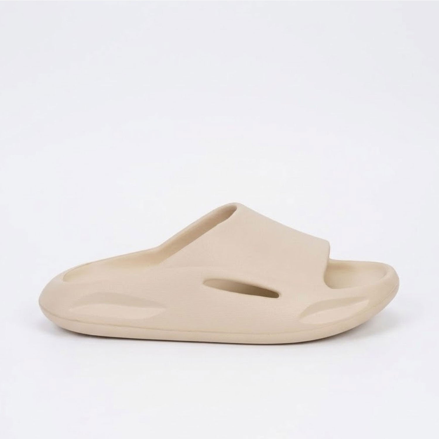 CUBS Kids Pillow Slipper High Platform Beige