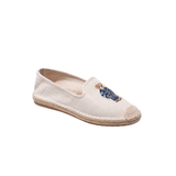 TTWN Bear Slip-On Beige Bear Character Canvas Shoes