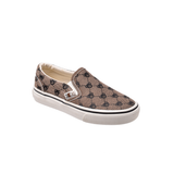 TTWN Bear Slip-On Dark Coffee Big-Eared Bear Pattern Shoes
