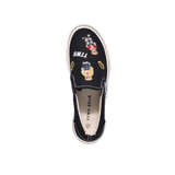 TTWN Bear Slip-On Black Bears & TTWN Letters Canvas Shoes