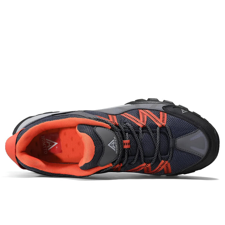 HUMTTO Blaze Trail X Low Cut Mesh Energetic Sneaker-110609A-2-GrayOrange