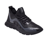 Jeep Mid Top Lace Hiking Sneaker-B231591386-Black