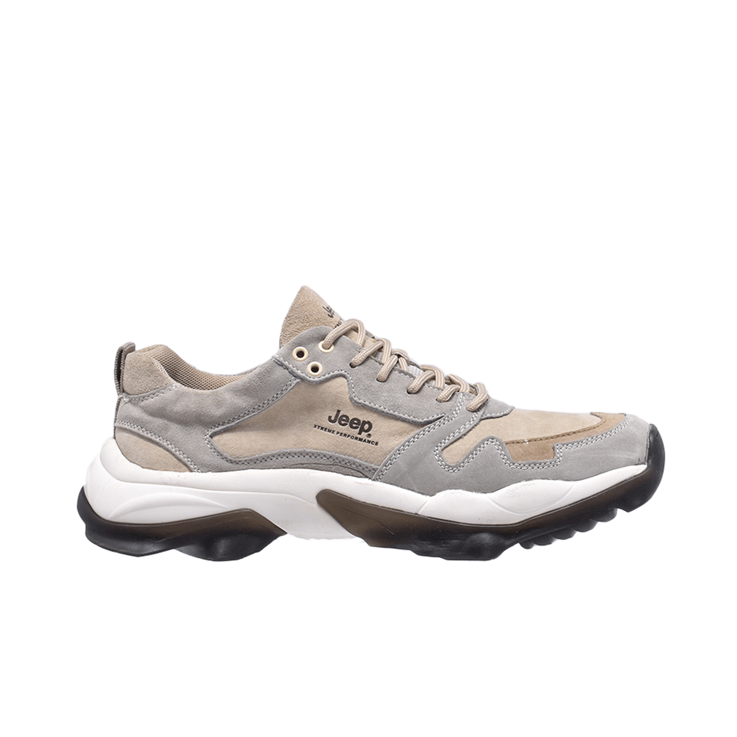 Jeep Low Cut Lace Versatile Sneaker-J111291202-Gray