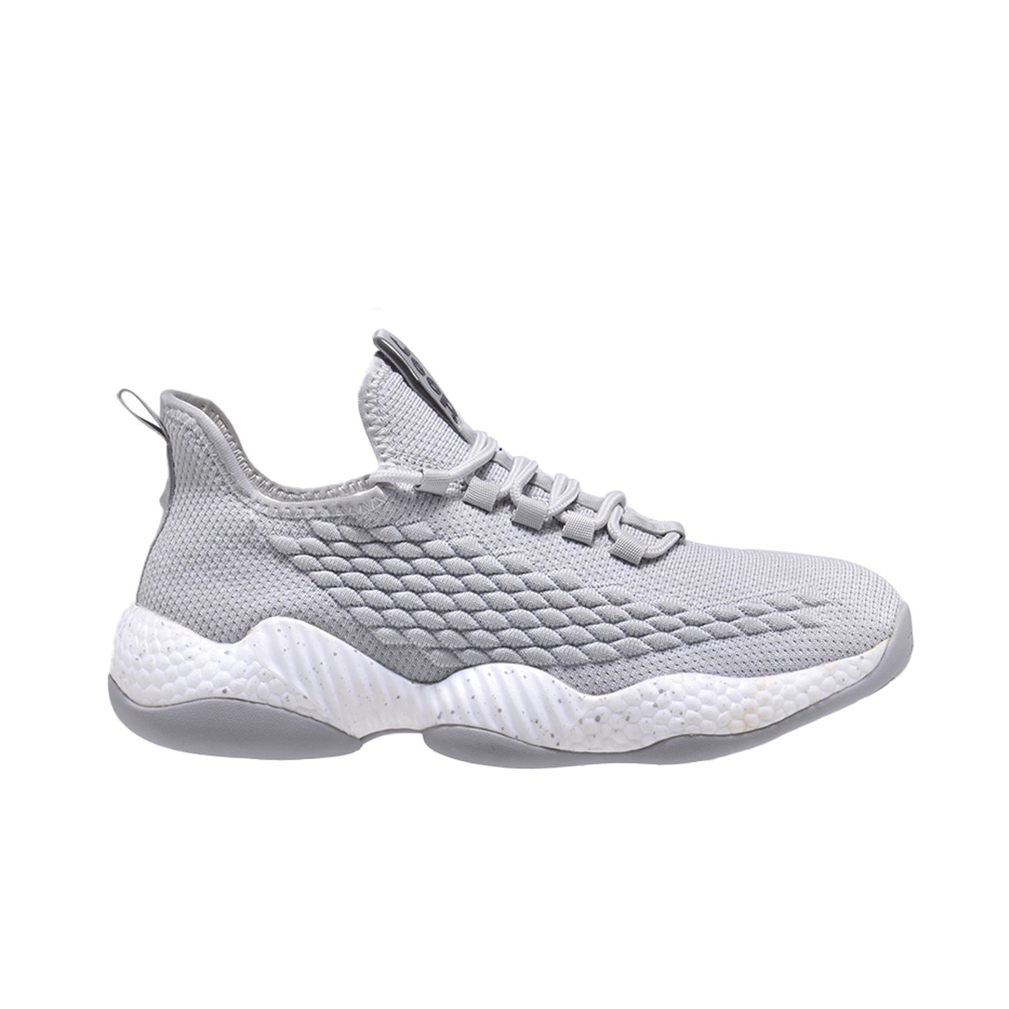 Jeep Low Top Lace Chunky Mesh Sneaker-P893166Rk-LightGray