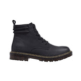 Jeep High Top Lace Classic Soft Leather Boot-P214M08089-Black