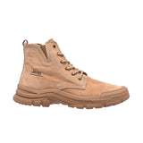 Jeep Ankle Lace Combat Suede Boot-P241071122-Beige