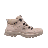Jeep Mid Top Lace Combat Padded Suede Boot-P131291239-Beige