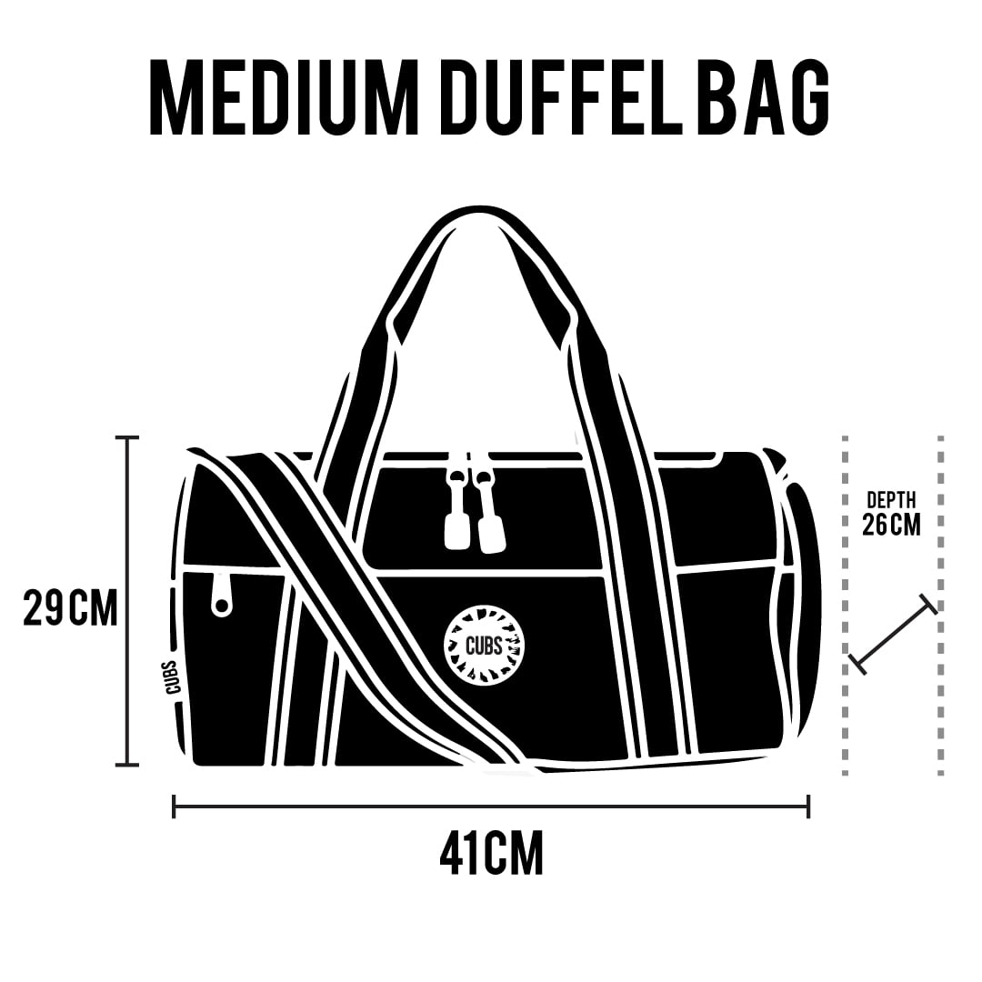 Cubs Bloom as you are Medium Duffel Bag