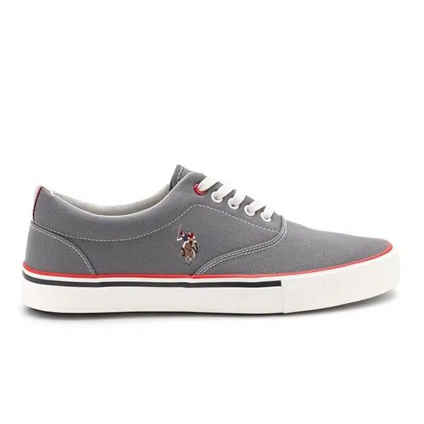 U.S. polo assn mens grey casual sneakers