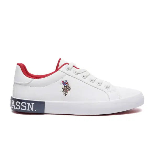 US Polo Assn Women Panelled Solid Lace Up Aubrey Sneakers