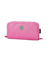 Cubs pink sequin pencil case