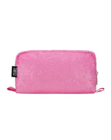 Cubs pink sequin pencil case