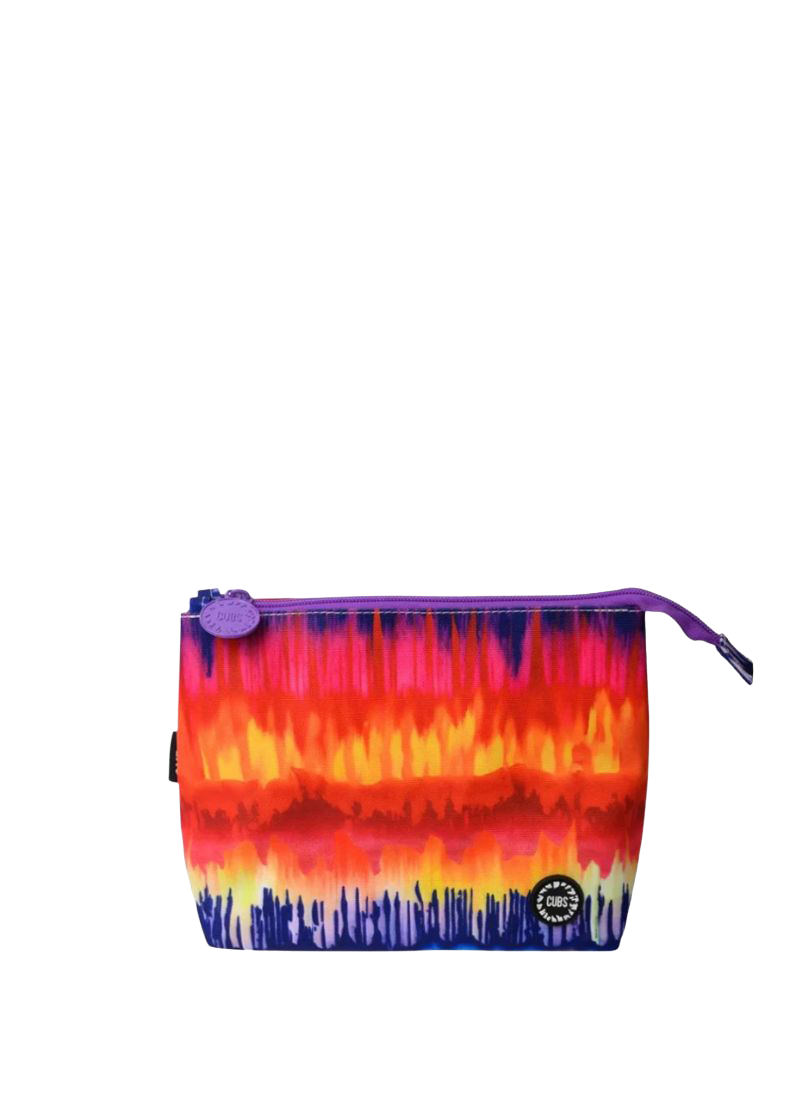 Cubs Dripping Paint Medium Pouch