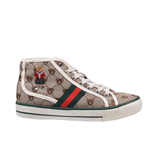 TTWN Bear High-Top Light Coffee Canvas Shoes